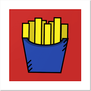 Cute Fries - Icon Posters and Art